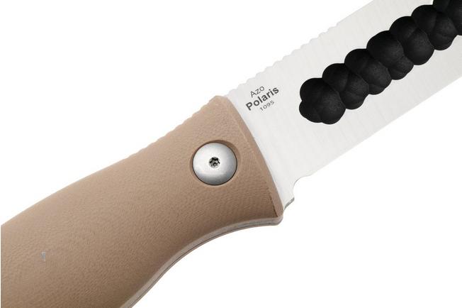 Bild für Kizer Polaris 1100A4, Black 1095 Carbon Steel, Tan G10 Fahrtenmesser, Azo Design