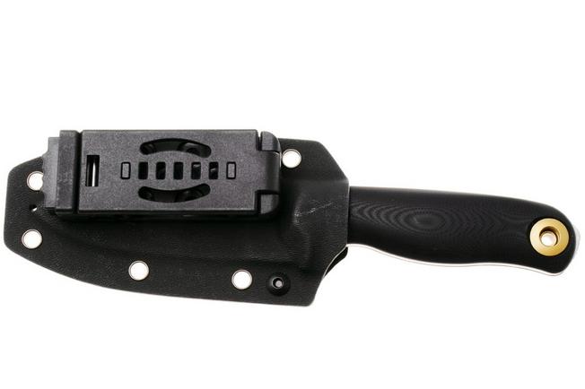 Afbeelding voor Kizer Drop Bear Fix 3, 1101A1, Satin Sandvik 14C28N, Black G10 bushcraftmes, Azo design