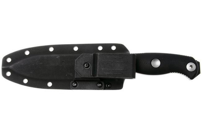 Afbeelding voor Kizer Drop Bear Fix 7, 1103A2, Black 1095 Carbon Steel, Black G10 bushcraftmes, Azo design