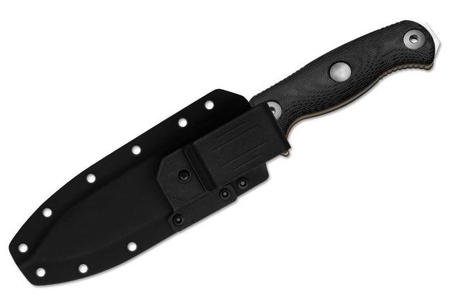 Afbeelding voor Kizer Drop Bear Fix 7 HexShox 1103HSD1, Stonewashed AEB-L, Black Micarta and TPE, survivalmes, Azo design