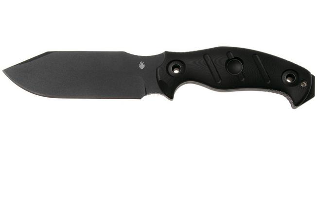 Imagen para Kizer Sheepdog Survival 1105A3 Black 1095, Black G10, cuchillo de supervivencia, diseño de Chris Conaway