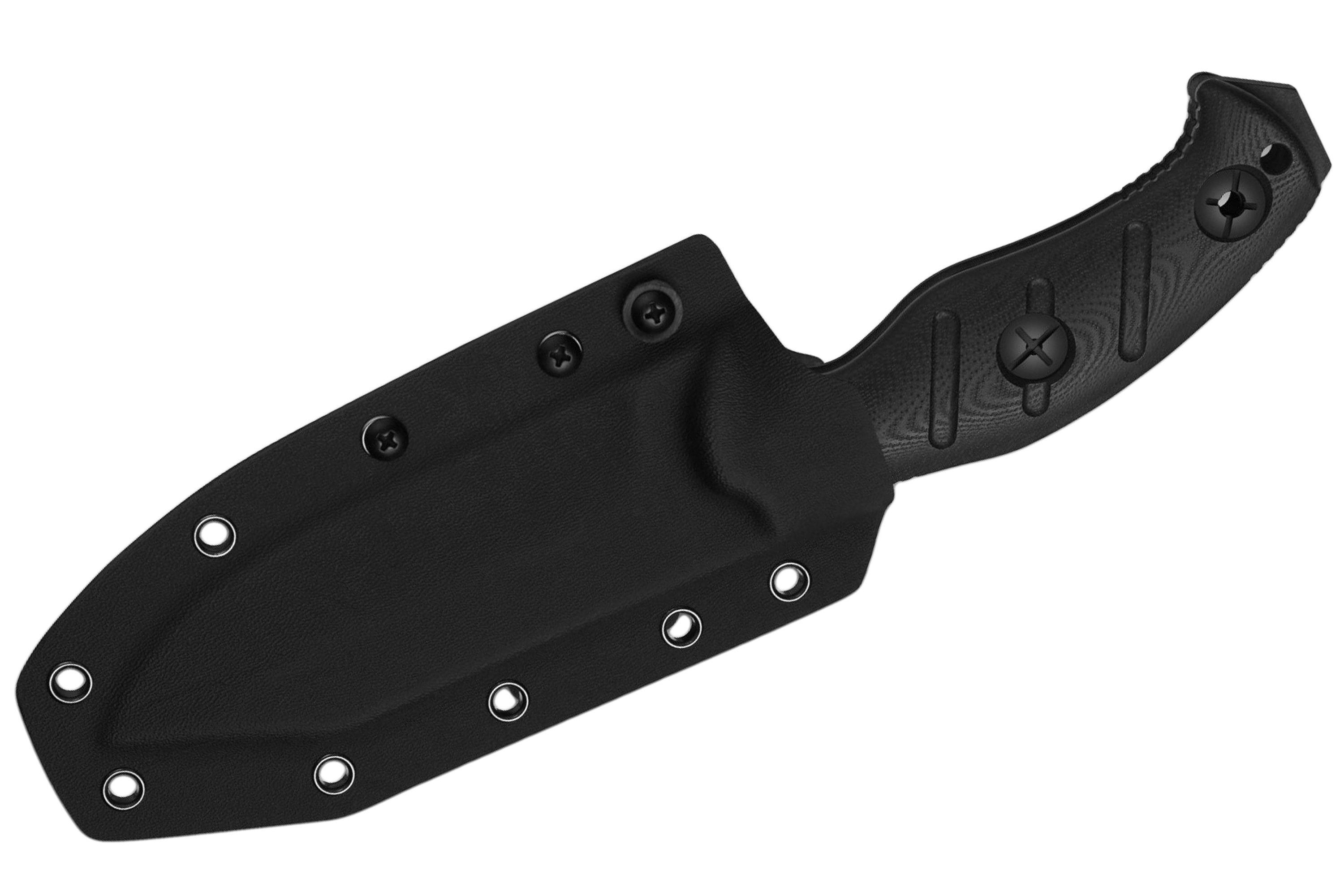 Kizer Sheepdog Survival 1105A3 Black 1095, Black G10, survival