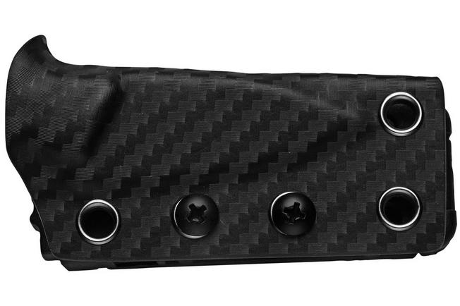 Bild für Kizer Whiskey Jack 1108A1 Black CPM 10V, Norplex UltreX Micarta & Vortex Micarta, Fahrtenmesser, Jonathan Styles Design