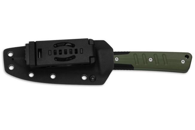 Bild für Kizer Area Eight 1113A1 Satin AEB-L, Green & Black G10, Fahrtenmesser, Jonathan Styles Design