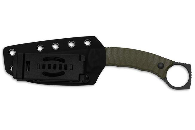 Bild für Kizer Billy Bones 1115A1 Blackwashed AEB-L, OD Green G10, Fahrtenmesser, Maksim Epifantsev Design