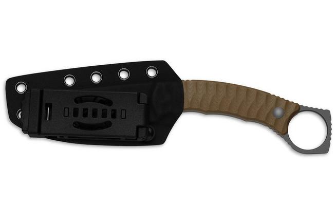 Bild für Kizer Billy Bones 1115A2 Graywashed AEB-L, Tan G10, Fahrtenmesser, Maksim Epifantsev Design