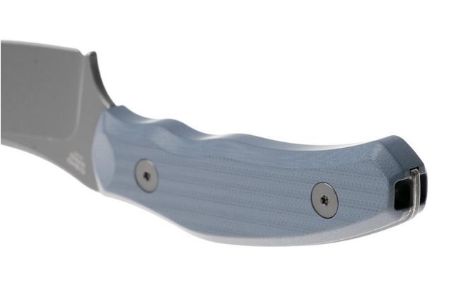 Bild für Kizer Bulldog Fix 1116A1 Graywashed 14C28N, Dark Blue G10, Fahrtenmesser, O.SHO Design