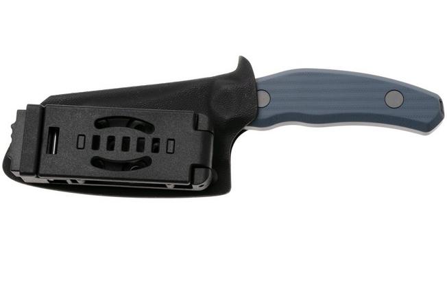 Bild für Kizer Bulldog Fix 1116A1 Graywashed 14C28N, Dark Blue G10, Fahrtenmesser, O.SHO Design