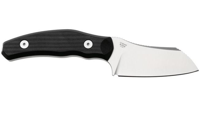 Bild für Kizer Bulldog Fix 1116A3 Satin 14C28N, Black G10, Fahrtenmesser, O.SHO Design