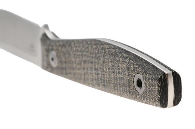 Afbeelding voor Kizer Dingo 1121A2, Satin AEB-L, Black Micarta vaststaand mes, Maksim Epifantsev design