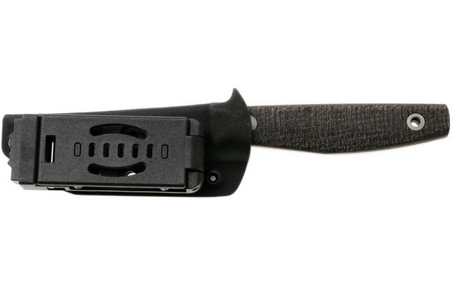 Afbeelding voor Kizer Dingo 1121A2, Satin AEB-L, Black Micarta vaststaand mes, Maksim Epifantsev design