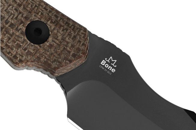 Image pour Kizer Bone 1122A1 Matte DLC 3V, Norplex Ultrex Micarta, couteau fixe, Maverick Customs design