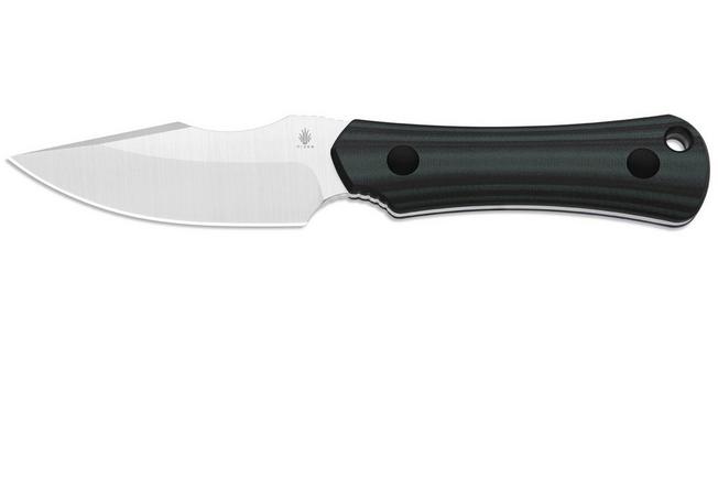 Image pour Kizer Bone 1122A3 Satin AEB-L, Black Green G10, couteau fixe, Maverick Customs design