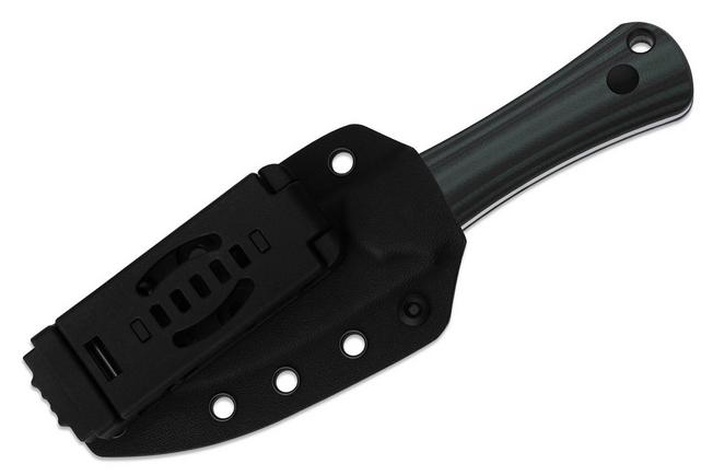 Image pour Kizer Bone 1122A3 Satin AEB-L, Black Green G10, couteau fixe, Maverick Customs design