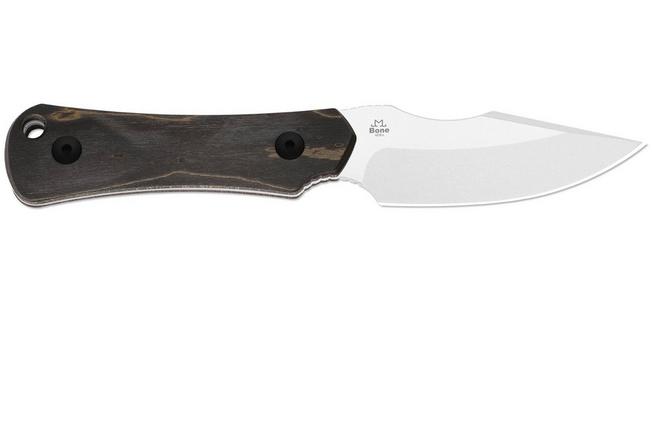 Image pour Kizer Bone 1122A4 Stonewashed AEB-L , Stabilized Wood, couteau fixe, Maverick Customs design