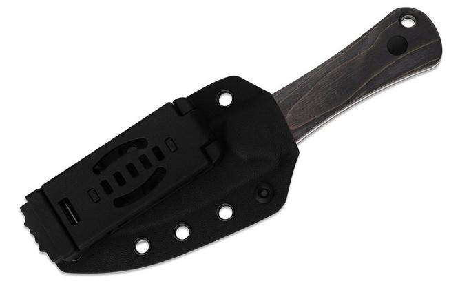 Image pour Kizer Bone 1122A4 Stonewashed AEB-L , Stabilized Wood, couteau fixe, Maverick Customs design