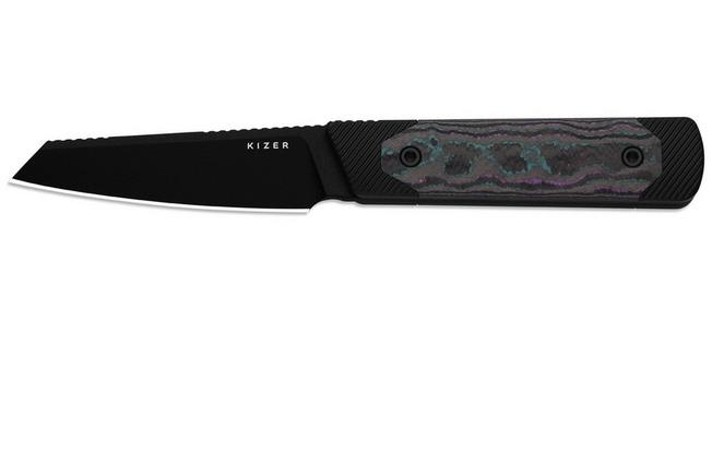 Bild für Kizer Hallow 1123A1 Black 10V, Aluminum & Camo Carbon Jazzy, Fahrtenmesser, Michael Herrick Design