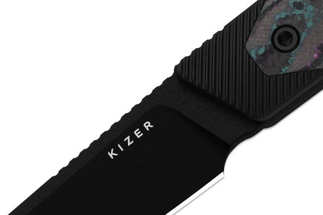 Bild für Kizer Hallow 1123A1 Black 10V, Aluminum & Camo Carbon Jazzy, Fahrtenmesser, Michael Herrick Design