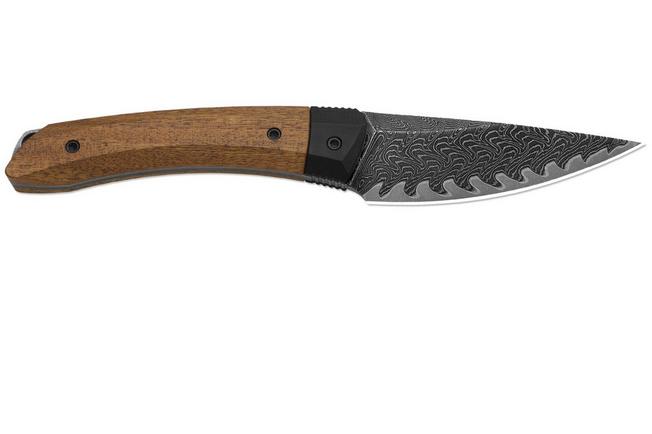 Image pour Kizer Momo Fix 3 1124A1 Acid-Washed Takefu VG-10 Damascus, Mkuruti G10, couteau fixe