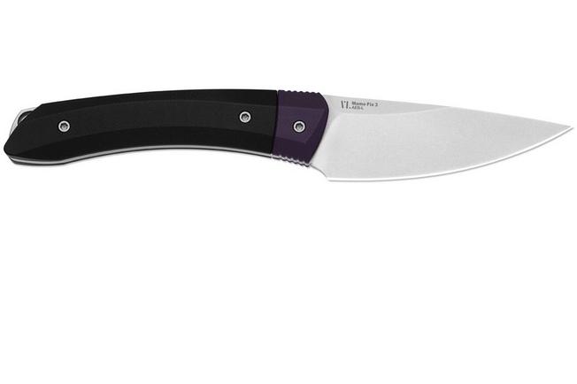 Image pour Kizer Momo Fix 3 1124A3 Stonewashed AEB-L, Black G10, couteau fixe