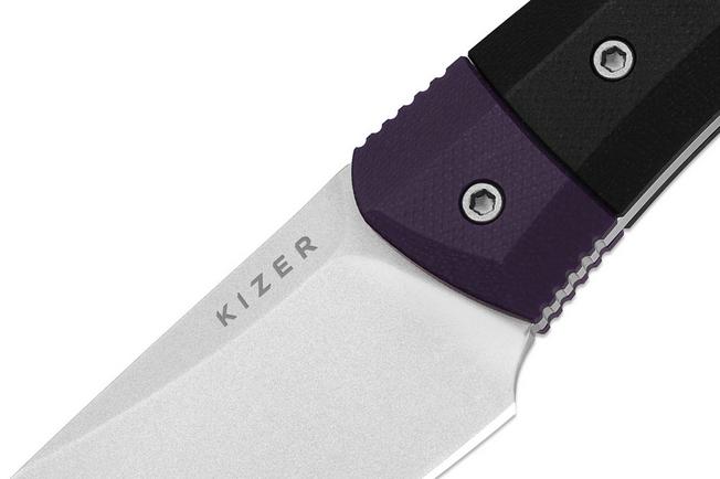 Image pour Kizer Momo Fix 3 1124A3 Stonewashed AEB-L, Black G10, couteau fixe