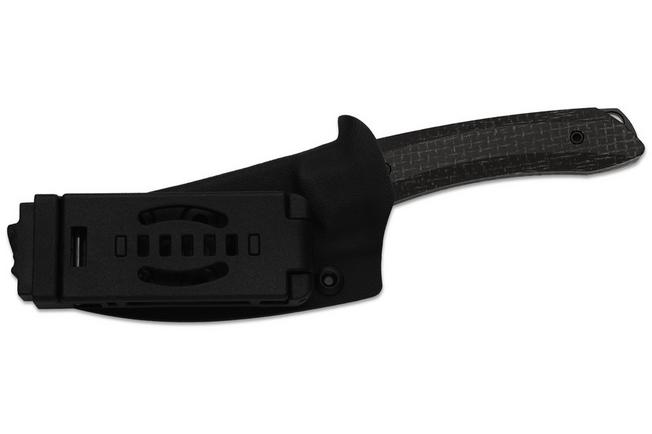 Image pour Kizer Momo Fix 3 1124A4 PVD AEB-L, Black Micarta & Black G10, couteau fixe