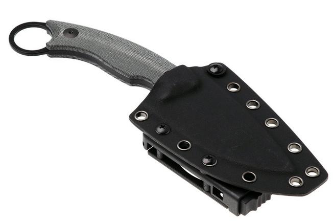 Obraz dla Nóż z głownią stałą Kizer Cabox II, 1128A1, Black PVD AEB-L, Black Micarta, projekt Jonathan Styles