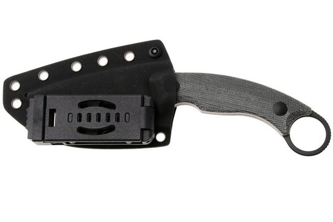 Obraz dla Nóż z głownią stałą Kizer Cabox II, 1128A1, Black PVD AEB-L, Black Micarta, projekt Jonathan Styles