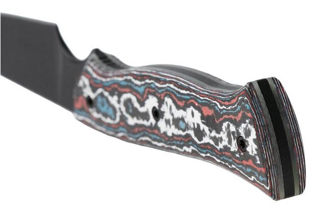 Image for Kizer Whip Tail 1131A1, Black CPM 10V, FatCarbon Nebula & GID G10 fixed knife, Jordan Scolman design