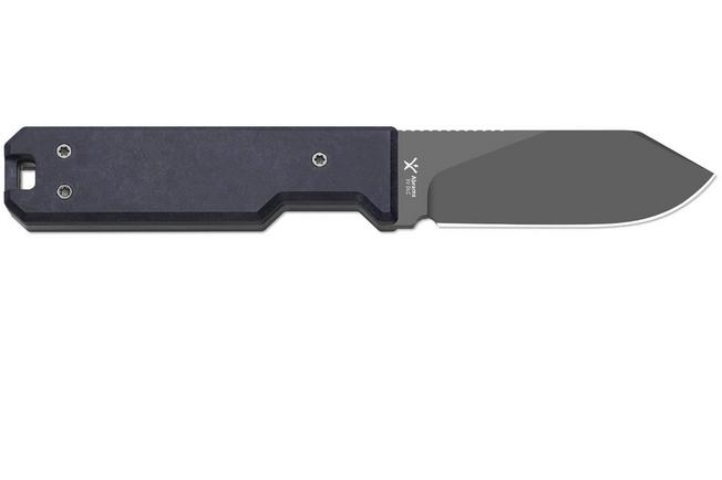 Image pour Kizer Abrams 1133A1 Matte DLC CPM 3V, Richlite & Carbon Waves, couteau fixe