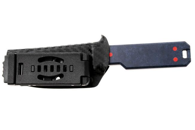 Image for Kizer Abrams 1133A1 Matte DLC CPM 3V, Richlite & Carbon Waves, fixed knife