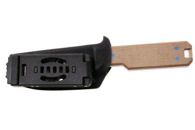Image for Kizer Abrams 1133A2 Stonewashed 14C28N, Norplex UltreX Micarta, fixed knife