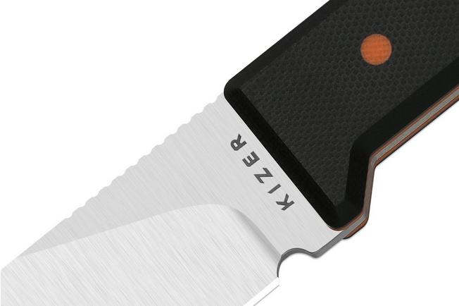 Image pour Kizer Abrams 1133A3 Satin 14C28N, Black G10, couteau fixe