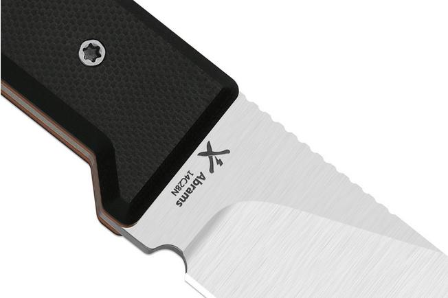 Image pour Kizer Abrams 1133A3 Satin 14C28N, Black G10, couteau fixe
