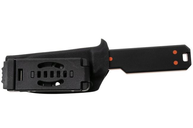Image for Kizer Abrams 1133A3 Satin 14C28N, Black G10, fixed knife