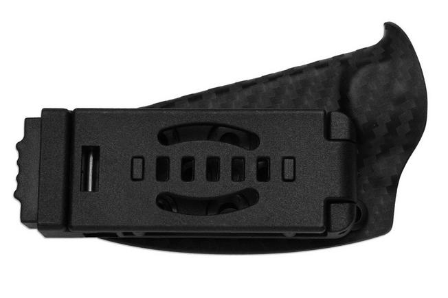 Image pour Kizer Finch 1134A1, Black Acid Washed 3 Layer Composite Steel, Black G10/Mkuruti Wood, couteau fixe, Vincent Rizzo design
