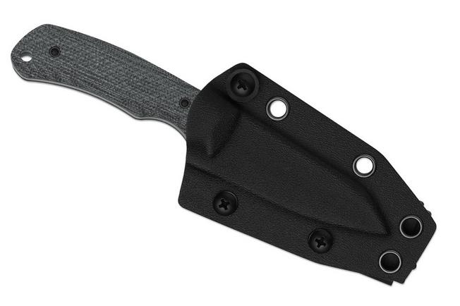 Image pour Kizer Field Mouse 1135A3, Stonewashed 14C28N, Gray Norplex UltreX Micarta couteau fixe, Jakeb Ginsberg design
