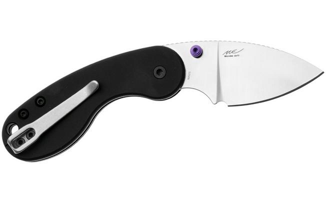 Bild für Kizer Microbe DSJ AirTi Ki2742DSJA1, Satin S35VN, Black Aluminium Taschenmesser, Maksim Epifantsev Design