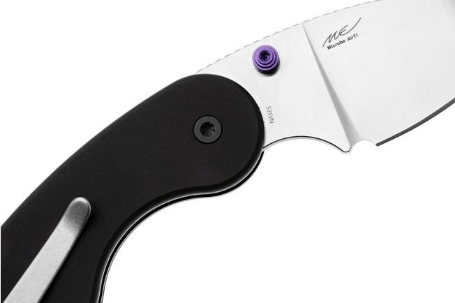 Bild für Kizer Microbe DSJ AirTi Ki2742DSJA1, Satin S35VN, Black Aluminium Taschenmesser, Maksim Epifantsev Design