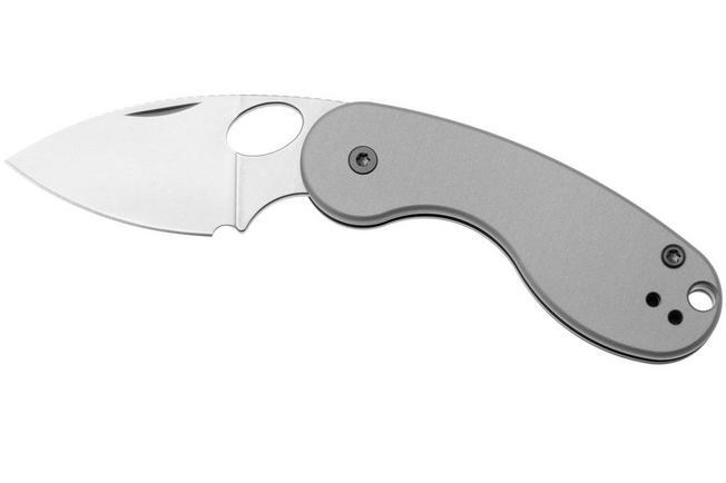 Bild für Kizer Microbe TSJ AirTi Ki2742TSJA1, Stonewashed S35VN, Light Gray Aluminum Taschenmesser, Maksim Epifantsev Design