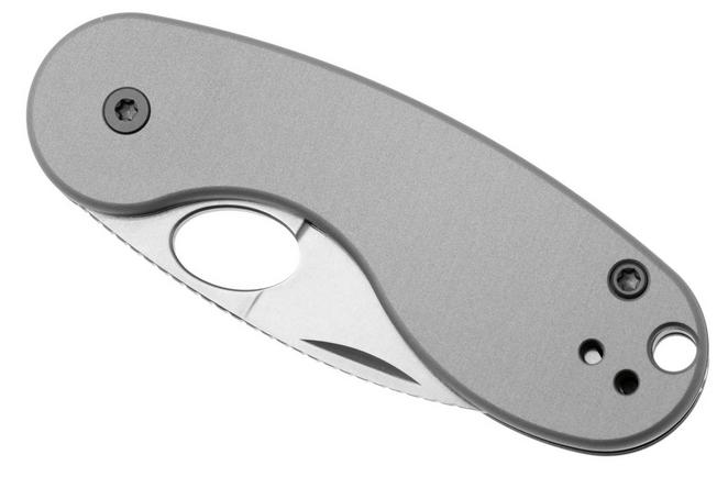 Bild für Kizer Microbe TSJ AirTi Ki2742TSJA1, Stonewashed S35VN, Light Gray Aluminum Taschenmesser, Maksim Epifantsev Design