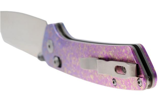 Obraz dla Nóż składany Kizer Madrac CL AirTi K3693ACS2, Satin Böhler M390, Crystallized Titanium, projekt Matteo Pignatelli