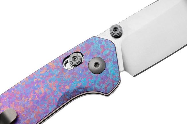 Obraz dla Nóż składany Kizer Madrac CL AirTi K3693ACS2, Satin Böhler M390, Crystallized Titanium, projekt Matteo Pignatelli