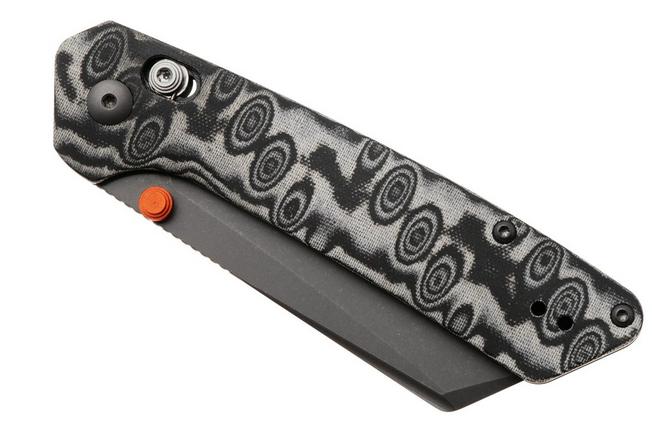 Obraz dla Nóż składany Kizer Madrac CL AirTi K3693ACS4, Gray PVD Stonewashed Böhler M390, Vortex Pattern Micarta, projekt Matteo Pignatelli