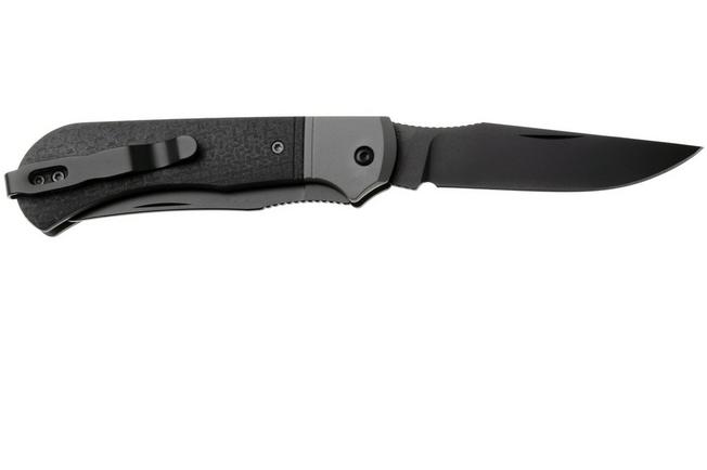 Afbeelding voor Kizer Trestle TP AirTi K3761TPA3, PVD BD1N, Gray Aluminum, Black Micarta zakmes, Azo design