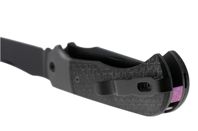 Afbeelding voor Kizer Trestle TP AirTi K3761TPA3, PVD BD1N, Gray Aluminum, Black Micarta zakmes, Azo design