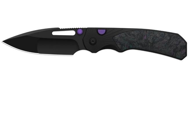 Afbeelding voor Kizer Durandal K3765BD1, Black PVD S35VN, Black Aluminum and Dark Matter FatCarbon zakmes, Gabor Hajagos design