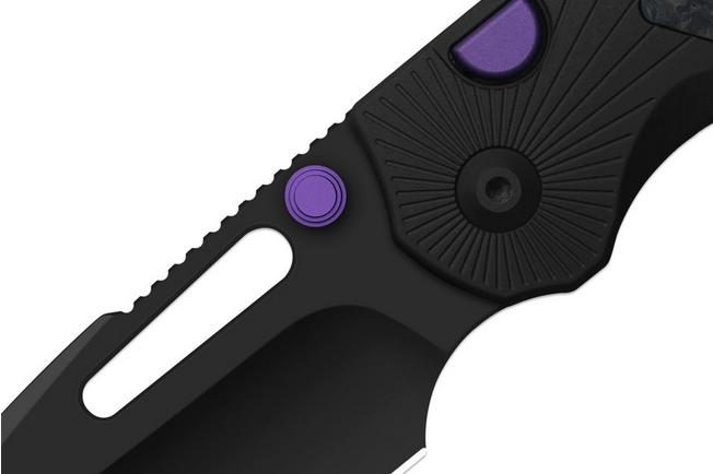 Afbeelding voor Kizer Durandal K3765BD1, Black PVD S35VN, Black Aluminum and Dark Matter FatCarbon zakmes, Gabor Hajagos design