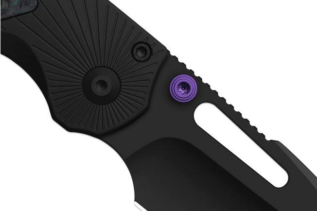 Afbeelding voor Kizer Durandal K3765BD1, Black PVD S35VN, Black Aluminum and Dark Matter FatCarbon zakmes, Gabor Hajagos design