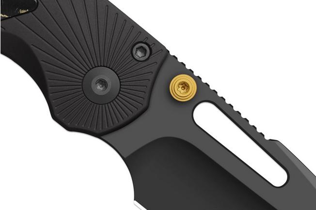 Obraz dla Nóż składany Kizer Durandal K3765BD2, Gunmetal Gray PVD S35VN, Black Aluminum and Camo Gold FatCarbon, projekt Gabor Hajagos